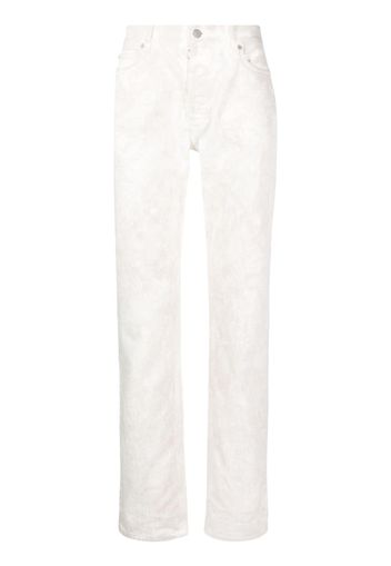 Maison Margiela Jeans slim con effetto schiarito - Bianco