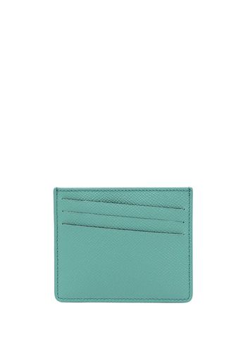 Maison Margiela 4-Stitch leather cardholder - Verde