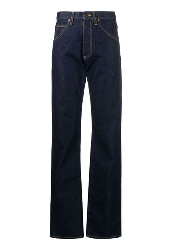 Maison Margiela high-waisted straight-leg jeans - Blu