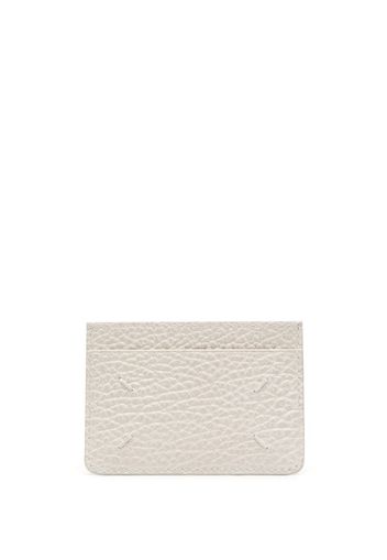 Maison Margiela four-stitch logo leather cardholder - Toni neutri