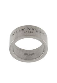 Maison Margiela Anello inciso - Argento