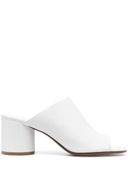 peep-toe low-heel mules