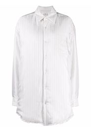 Maison Margiela striped button-up shirt - Bianco