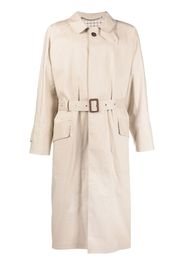 Maison Margiela MAISON MARGIELA Putty Bonded Cotton Oversized Iconic Coat - Toni neutri