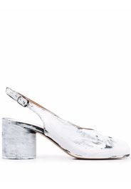 Maison Margiela Pumps con punta Tabi - Bianco