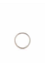 Maison Margiela engraved number single earring - Argento