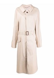 Maison Margiela belted car coat - Toni neutri