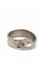 Maison Margiela numbers twisted ring - Argento