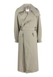 Maison Margiela deconstructed trench coat - Verde