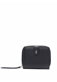 Maison Margiela contrast-stitch leather coin purse - Nero