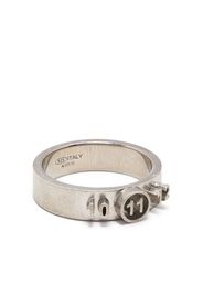 Maison Margiela 11 number band ring - Argento