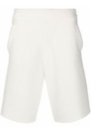 Maison Margiela Bermuda sportivi con dettagli a righe - Bianco