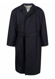 Maison Margiela Cappotto con cintura - Blu