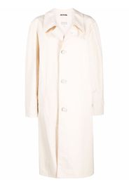 Maison Margiela single-breasted midi coat - Toni neutri