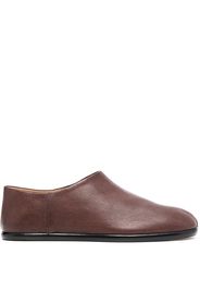 Maison Margiela Tabi split-toe leather loafers - Marrone