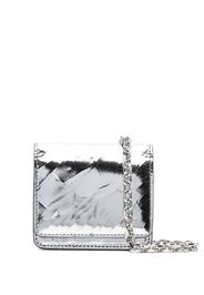 Maison Margiela metallic-finish crossbody bag - Argento