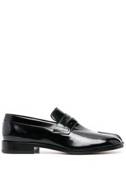 Maison Margiela Tabi patent leather mocassins - Nero