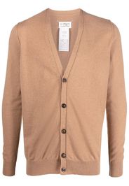 Maison Margiela button-up cashmere cardigan - Marrone