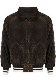 Maison Margiela quilted bomber jacket - Marrone