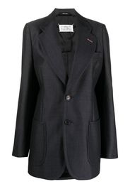 Maison Margiela single-breasted wool-blend blazer - Grigio