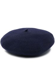 Maison Margiela four-stitch logo-detail beret - Blu