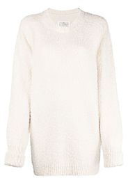 Maison Margiela crew-neck brushed jumper - Bianco