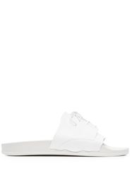 Maison Margiela lace-up flip flops - Bianco