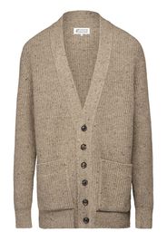 Maison Margiela Cardigan con scollo a V - Marrone