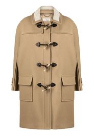 Maison Margiela single-breasted wool duffle coat - Marrone