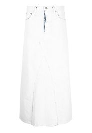 Maison Margiela high-waisted denim skirt - Bianco