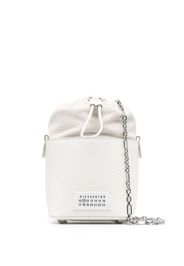 Maison Margiela 5Ac leather bucket bag - Bianco