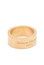 Maison Margiela Anello con logo inciso - Oro