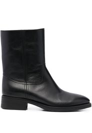 Maison Margiela almond-toe leather ankle boots - Nero