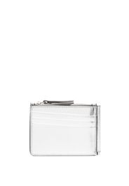 Maison Margiela four-stitch leather wallet - Argento