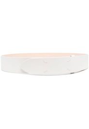 Maison Margiela grained four-stitch belt - Bianco