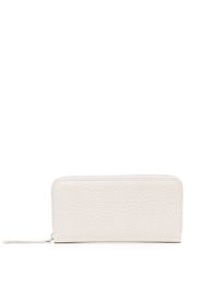 Maison Margiela four-stitch logo zip-up wallet - Bianco