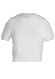 Maison Margiela brushed ribbed T-shirt - Bianco