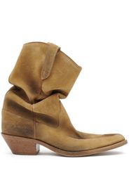 Maison Margiela Tabi-toe suede boots - Marrone