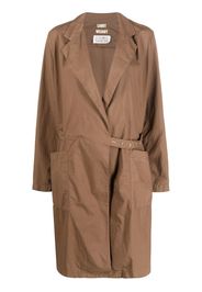 Maison Martin Margiela Pre-Owned Trench con cintura anni 2000 - Marrone