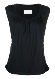 Maison Martin Margiela Pre-Owned 1990s gathered detailing sleeveless tank - Nero