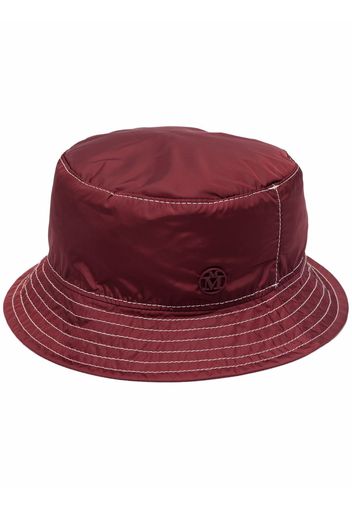 Maison Michel nylon bucket hat - Rosso