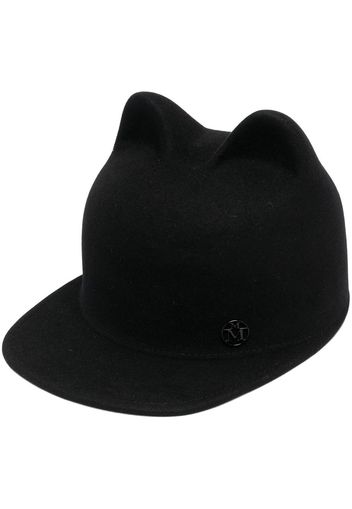 Maison Michel flat-brim baseball cap - Nero