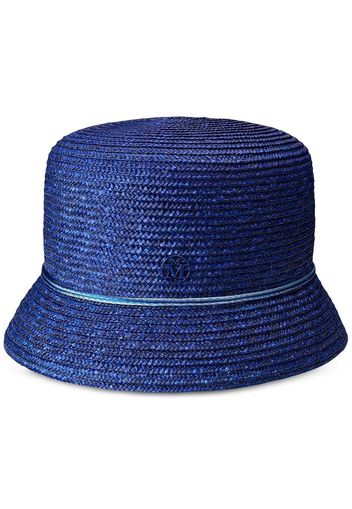 Maison Michel Cappello estivo con applicazione - Blu