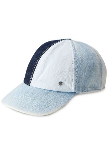 Maison Michel Cappello da baseball Tiger denim - Blu