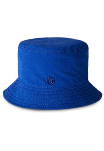 Maison Michel Cappello Jason con logo - Blu