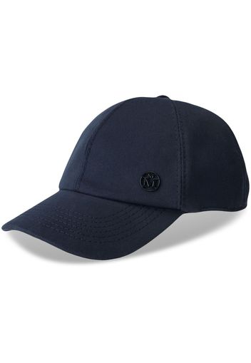 Maison Michel Cappello da baseball Tiger con placca logo - Blu