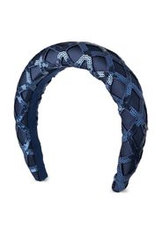 Maison Michel Miwa sequin-embellished headband - Blu