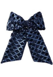 Maison Michel Mini Wicole sequined-bow hair clip - Blu