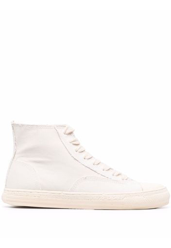 Maison Mihara Yasuhiro General Scale lace-up high-top sneakers - Toni neutri