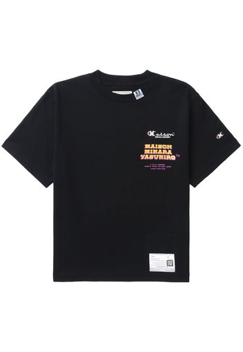 Maison Mihara Yasuhiro logo-print cotton T-shirt - Nero